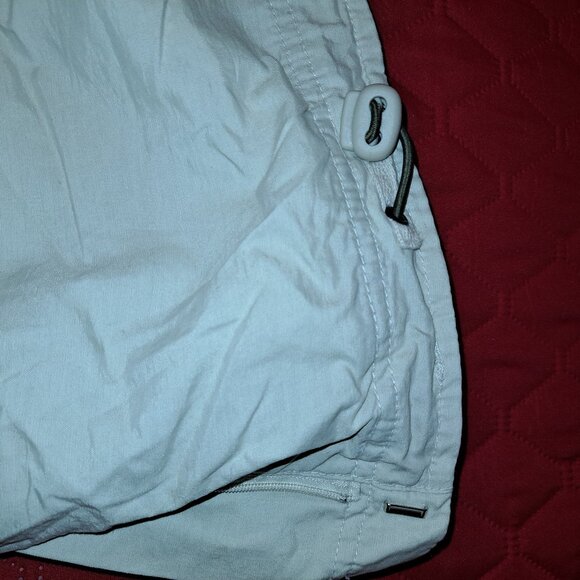 Khaki Cargo Wide Leg Parachute Pants size 26/28 * Priced to Move* - Picture 7 of 10